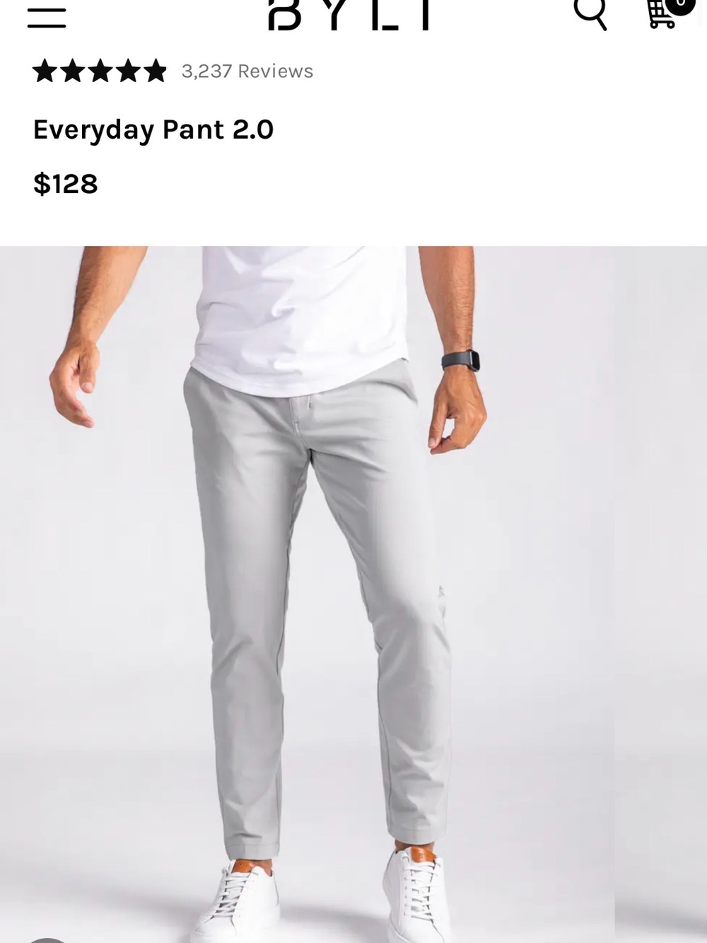 BYLT ‘Everyday’ performance 5 pocket - never worn!